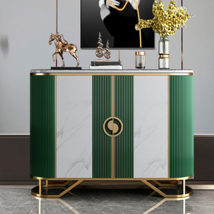 Glam Sideboard Cabinet Marmo Sideboard Tavolo con porte per cucina