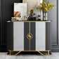 Glam Sideboard Cabinet Marmo Sideboard Tavolo con porte per cucina