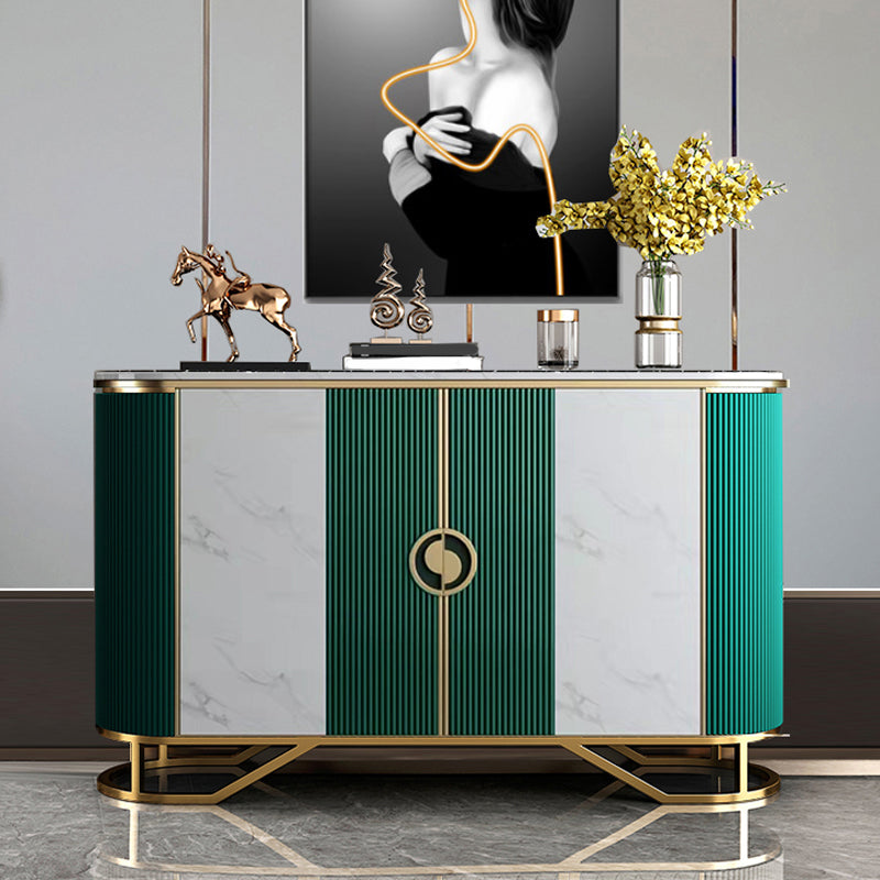 Glam Sideboard Cabinet Marmo Sideboard Tavolo con porte per cucina