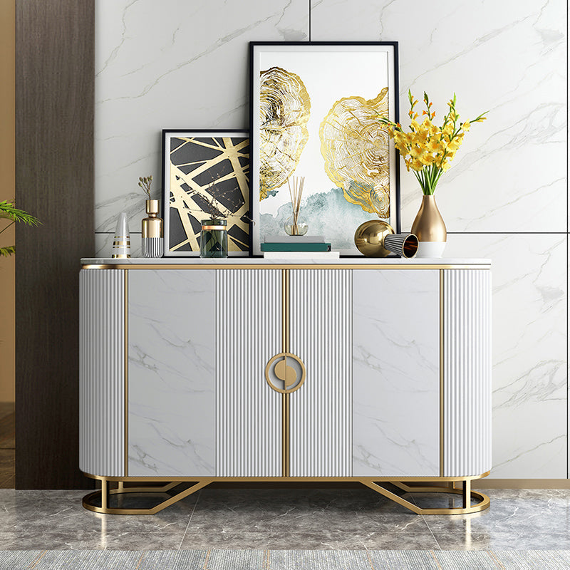 Glam Sideboard Cabinet Marmo Sideboard Tavolo con porte per cucina