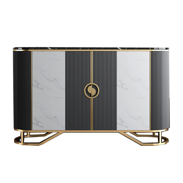 Glam Sideboard Cabinet Marmo Sideboard Tavolo con porte per cucina