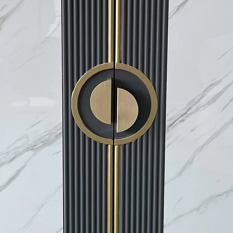 Glam Sideboard Cabinet Marmo Sideboard Tavolo con porte per cucina