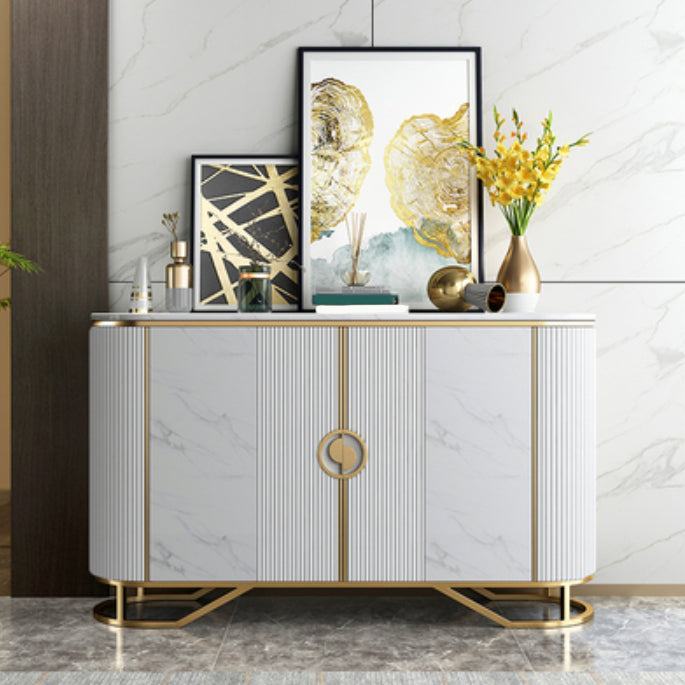 Glam Sideboard Cabinet Marmo Sideboard Tavolo con porte per cucina