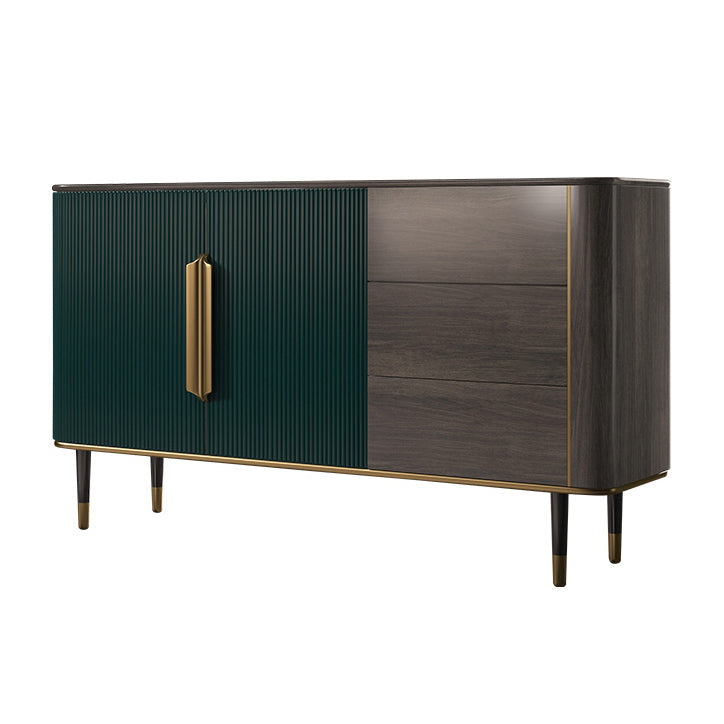 Tavolo da buffet contemporaneo tavolo da sideboard in legno con gambe per cucina