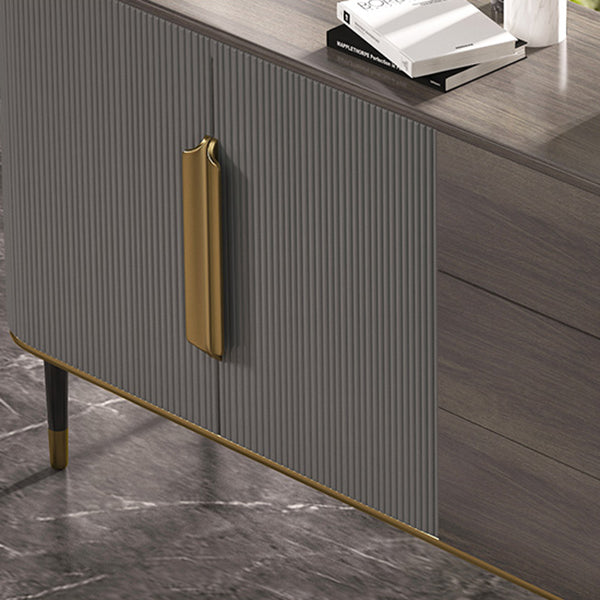 Tavolo da buffet contemporaneo tavolo da sideboard in legno con gambe per cucina