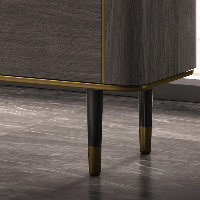 Tavolo da buffet contemporaneo tavolo da sideboard in legno con gambe per cucina