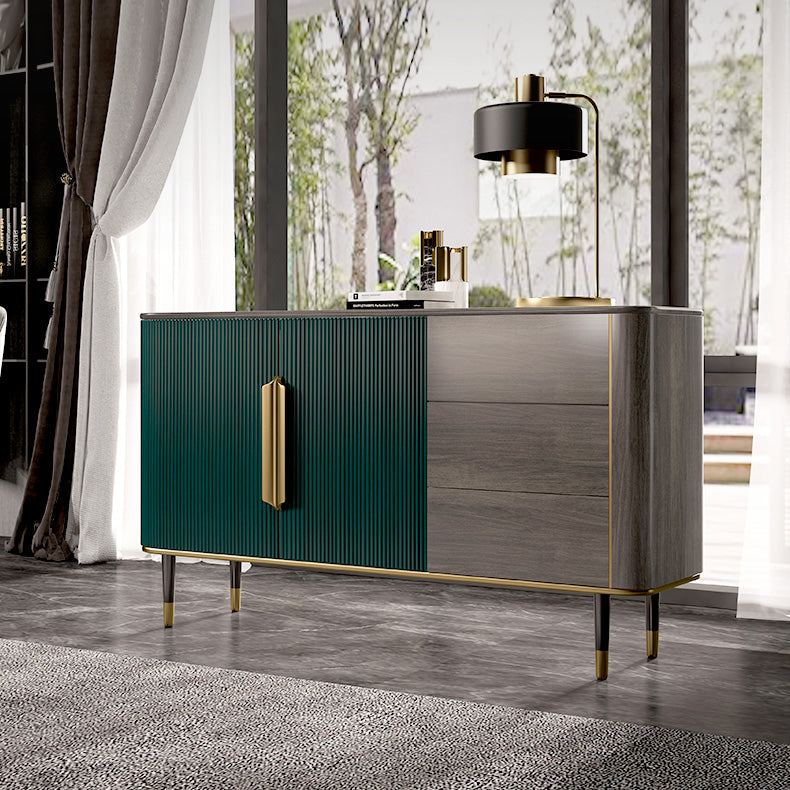 Tavolo da buffet contemporaneo tavolo da sideboard in legno con gambe per cucina