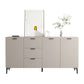 Contemporary Sideboard Cabinet Solid Wood Sideboard Table with Doors for Dining Room 71"L x 10"W x 36"H Wood Clearhalo 'buffet_sideboard' 'Buffets & Sideboards' 'furn' 'furn_buffet_sideboard' 'Furniture' 'Kitchen & Dining Furniture' 7500754