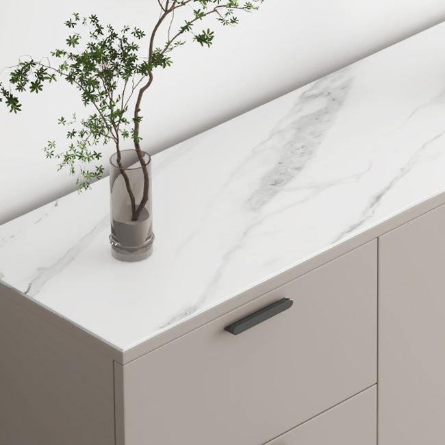 Contemporary Sideboard Cabinet Solid Wood Sideboard Table with Doors for Dining Room Clearhalo 'buffet_sideboard' 'Buffets & Sideboards' 'furn' 'furn_buffet_sideboard' 'Furniture' 'Kitchen & Dining Furniture' 7500756