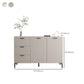 Contemporary Sideboard Cabinet Solid Wood Sideboard Table with Doors for Dining Room Clearhalo 'buffet_sideboard' 'Buffets & Sideboards' 'furn' 'furn_buffet_sideboard' 'Furniture' 'Kitchen & Dining Furniture' 7500777