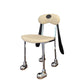 Contemporary Upholstered Armless Chair Home Silver Legs Dining Chair