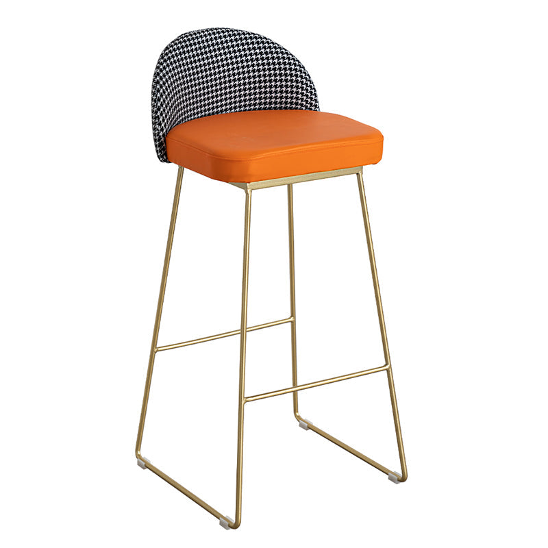 Glam Stone Rectangle Counter Table 1/3 Pieces Bar Table Set for Living Room Chair(s) None Orange Clearhalo 'Bar Furniture' 'furn' 'furn_home_bar_bar_sets' 'Furniture' 'Home Bars & Bar Sets' 'home_bar_bar_sets' 'Kitchen & Dining Furniture' 7508291