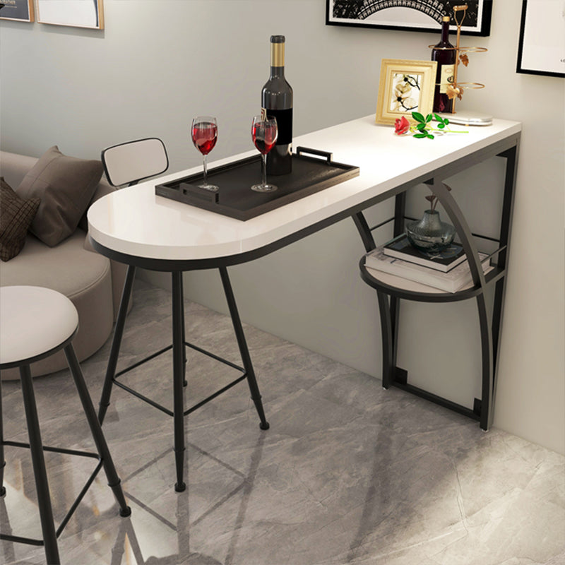 Modern Rectangle Wood Counter Table 1/3 Pieces Bar Table Set for Living Room Clearhalo 'Bar Furniture' 'furn' 'furn_home_bar_bar_sets' 'Furniture' 'Home Bars & Bar Sets' 'home_bar_bar_sets' 'Kitchen & Dining Furniture' 7508313