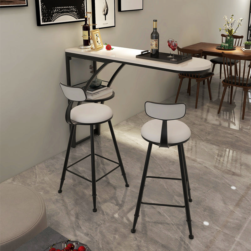 Modern Rectangle Wood Counter Table 1/3 Pieces Bar Table Set for Living Room Clearhalo 'Bar Furniture' 'furn' 'furn_home_bar_bar_sets' 'Furniture' 'Home Bars & Bar Sets' 'home_bar_bar_sets' 'Kitchen & Dining Furniture' 7508314