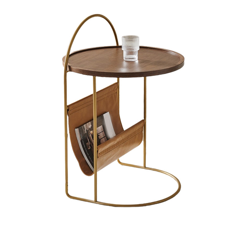 Natural Tray Top Corner Table Solid Wood Side Table with Storage Clearhalo 'Coffee & Accent Tables' 'End & Side Tables' 'end_side_tables' 'furn' 'furn_end_side_tables' 'Furniture' 'Living Room Furniture' 7508332