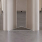 White Rectangle Dining Table Double Pedestal Table for Kitchen Dining Room