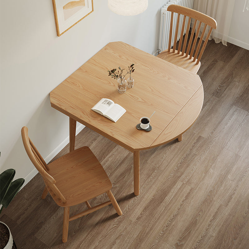 Ensemble de salle à manger moderne en bois massif, meubles 1/3/5 pièces, naturel