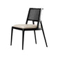 Contemporary Style Chair Wood Open Back Dining Room Chair for Dining Room Black 1 Piece Clearhalo 'Dining Chairs' 'Dining Tables & Seating' 'dining_chair' 'furn' 'furn_dining_chair' 'Furniture' 'Kitchen & Dining Furniture' 7509658