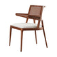 Contemporary Style Chair Wood Open Back Dining Room Chair for Dining Room Brown 1 Piece Clearhalo 'Dining Chairs' 'Dining Tables & Seating' 'dining_chair' 'furn' 'furn_dining_chair' 'Furniture' 'Kitchen & Dining Furniture' 7509666