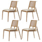 Contemporary Style Chair Wood Open Back Dining Room Chair for Dining Room Natural 4 Piece Set Clearhalo 'Dining Chairs' 'Dining Tables & Seating' 'dining_chair' 'furn' 'furn_dining_chair' 'Furniture' 'Kitchen & Dining Furniture' 7509678