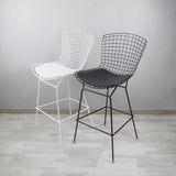 Metal Bar Stool Modern Style Backrest Bar Stools for Dining Room