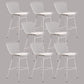 Metal Bar Stool Modern Style Backrest Bar Stools for Dining Room