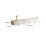 Modern TV Console Wall-mounted Media Console Enclosed Storage Console with Drawer Clearhalo 'furn' 'furn_tv_stands_entertainment_centers' 'Furniture' 'Living Room Furniture' 'TV Stands & Entertainment Centers' 'TV Stands & Media Storage Furniture' 'tv_stands_entertainment_centers' 7516913