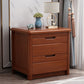 Solid Wood Accent Table Nightstand Modern Nightstand with Drawers Medium Wood 1 Piece Clearhalo 'Bedroom Furniture' 'furn' 'furn_night_stand' 'Furniture' 'night_stand' 'Nightstands' 7517085