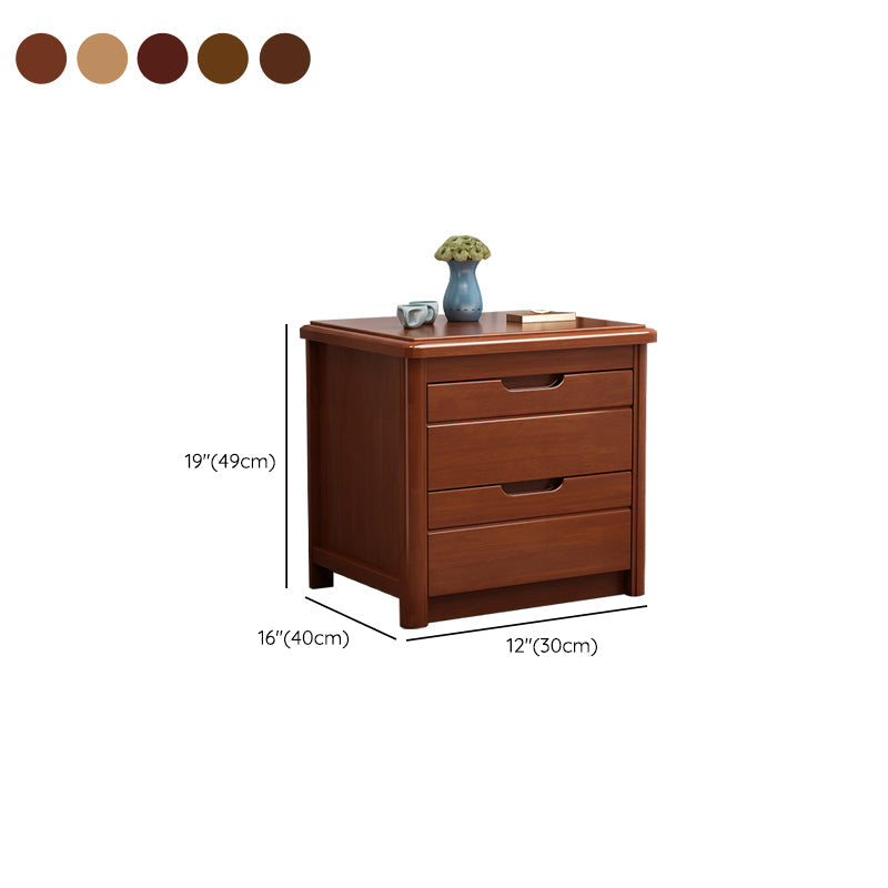 Solid Wood Accent Table Nightstand Modern Nightstand with Drawers Clearhalo 'Bedroom Furniture' 'furn' 'furn_night_stand' 'Furniture' 'night_stand' 'Nightstands' 7517103