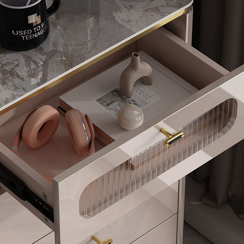 Classic glam comò in pietra per il petto di stoccaggio con cassetti