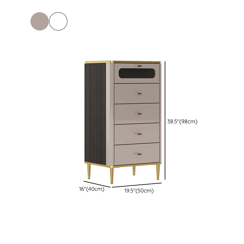 Classic glam comò in pietra per il petto di stoccaggio con cassetti