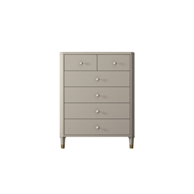 Classico cassettiere del torace in legno glam con cassetti