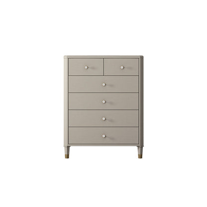 Classico cassettiere del torace in legno glam con cassetti