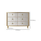 Modern de almacenamiento Gold Gold Storage Chox Chox con cajones