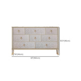 Modern Storage Chest Gold Storage Chest Dresser with Drawers