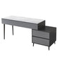 Rectangular Shaped Modern Office Table Stone Writing Desk in Black/White