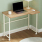 Home pliant contemporain bureau d'écriture 29,5 "H bureau de bureau rectangulaire avec roues