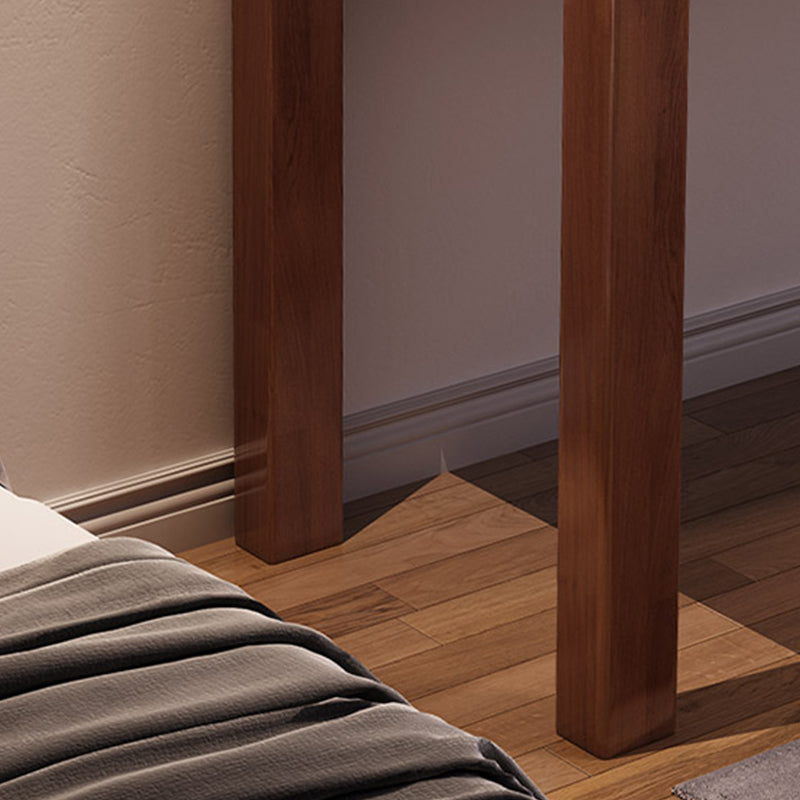 Bureau de bureau de base de base Parsons moderne Bureau d'écriture en bois massif avec tiroirs