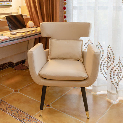 Silla de oficina sin brazo silla de escritorio de madera con 4 patas para la casa de dormitorio