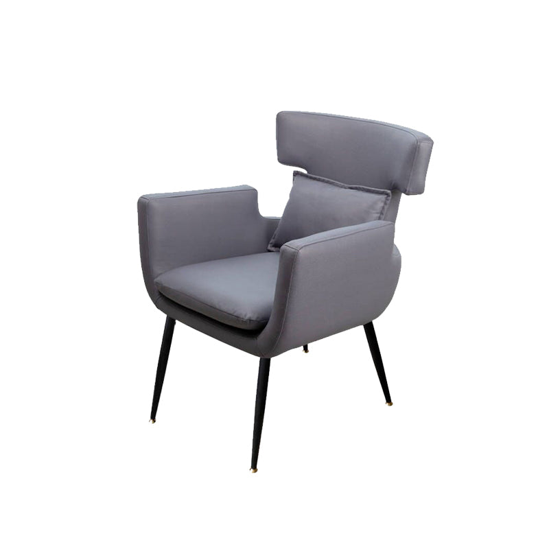 Silla de oficina sin brazo silla de escritorio de madera con 4 patas para la casa de dormitorio