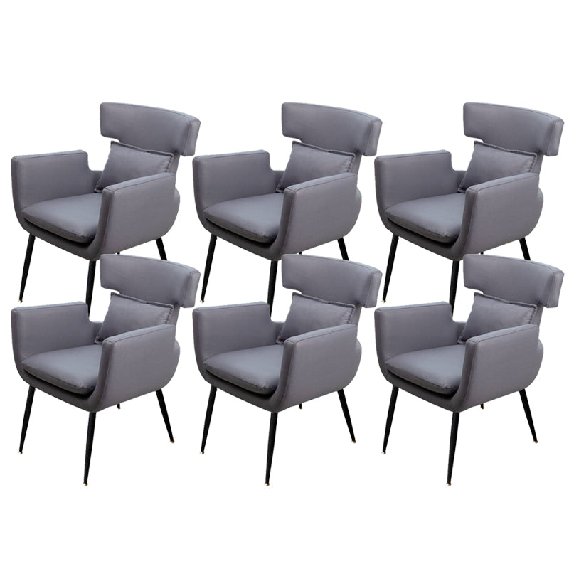 Silla de oficina sin brazo silla de escritorio de madera con 4 patas para la casa de dormitorio