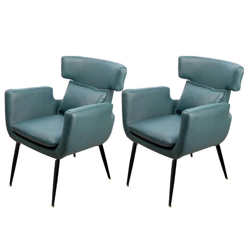 Silla de oficina sin brazo silla de escritorio de madera con 4 patas para la casa de dormitorio