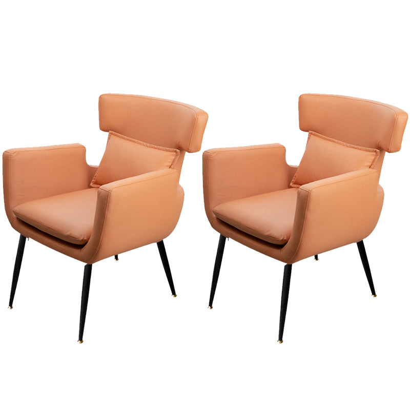 Silla de oficina sin brazo silla de escritorio de madera con 4 patas para la casa de dormitorio