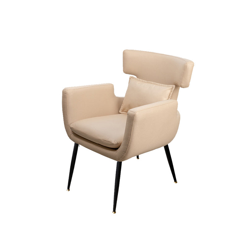 Silla de oficina sin brazo silla de escritorio de madera con 4 patas para la casa de dormitorio