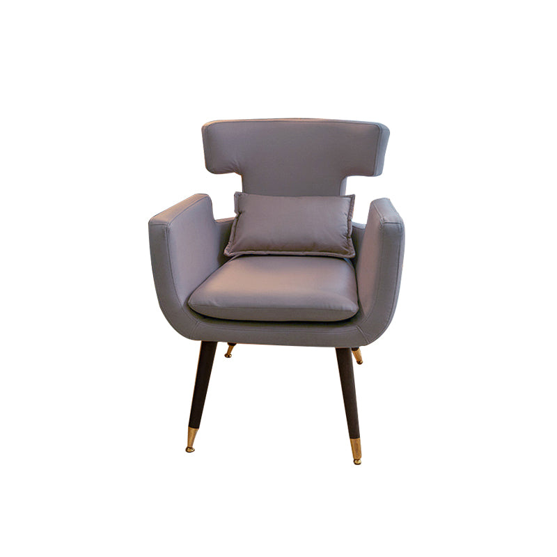 Silla de oficina sin brazo silla de escritorio de madera con 4 patas para la casa de dormitorio