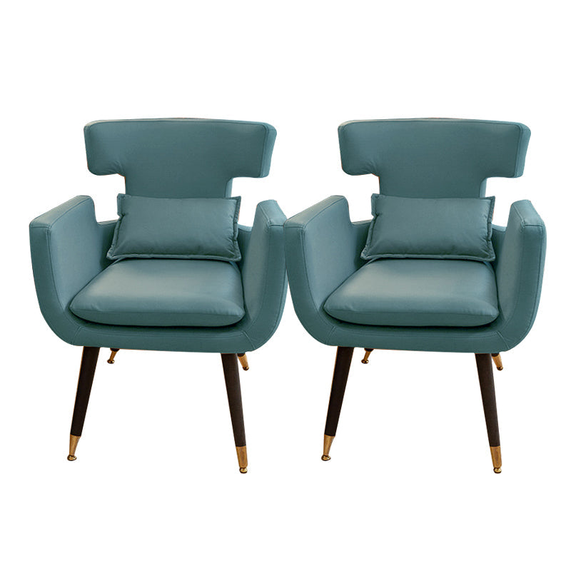 Silla de oficina sin brazo silla de escritorio de madera con 4 patas para la casa de dormitorio