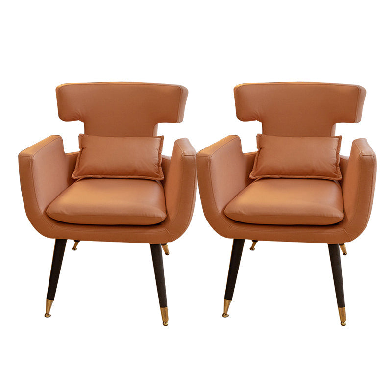 Silla de oficina sin brazo silla de escritorio de madera con 4 patas para la casa de dormitorio