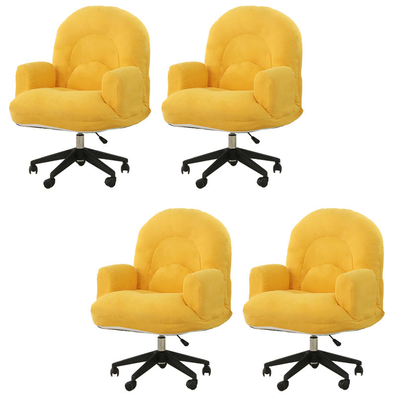 Sedia da ufficio moderna senza braccioless a braccioletta regolabile sedia a scorrimento