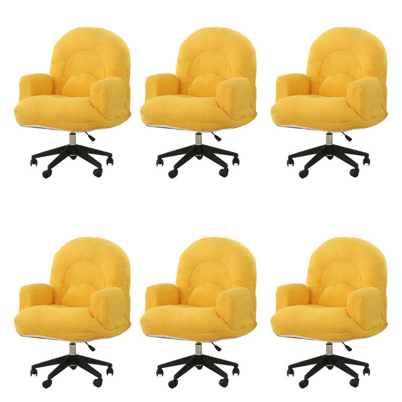 Sedia da ufficio moderna senza braccioless a braccioletta regolabile sedia a scorrimento