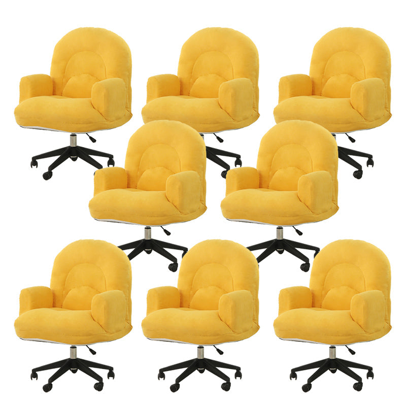 Sedia da ufficio moderna senza braccioless a braccioletta regolabile sedia a scorrimento